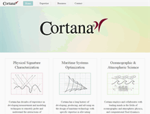 Tablet Screenshot of cortana.com